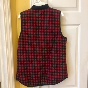 buffalo plaid vest